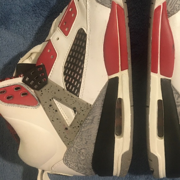 Jordan Spizike White Cement Grey *CUSTOM* Size 115 - Picture 12 of 16